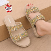 BFIRST Pastel Sparkle Flat Sandals