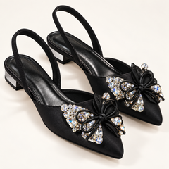 Women’s Rhinestone Slingback Flats