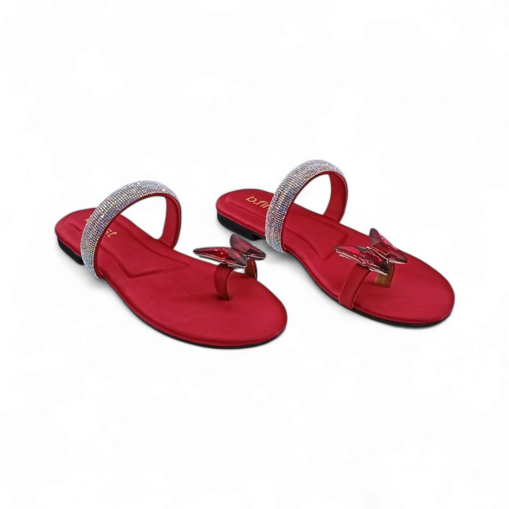 Butterfly Glam Flats