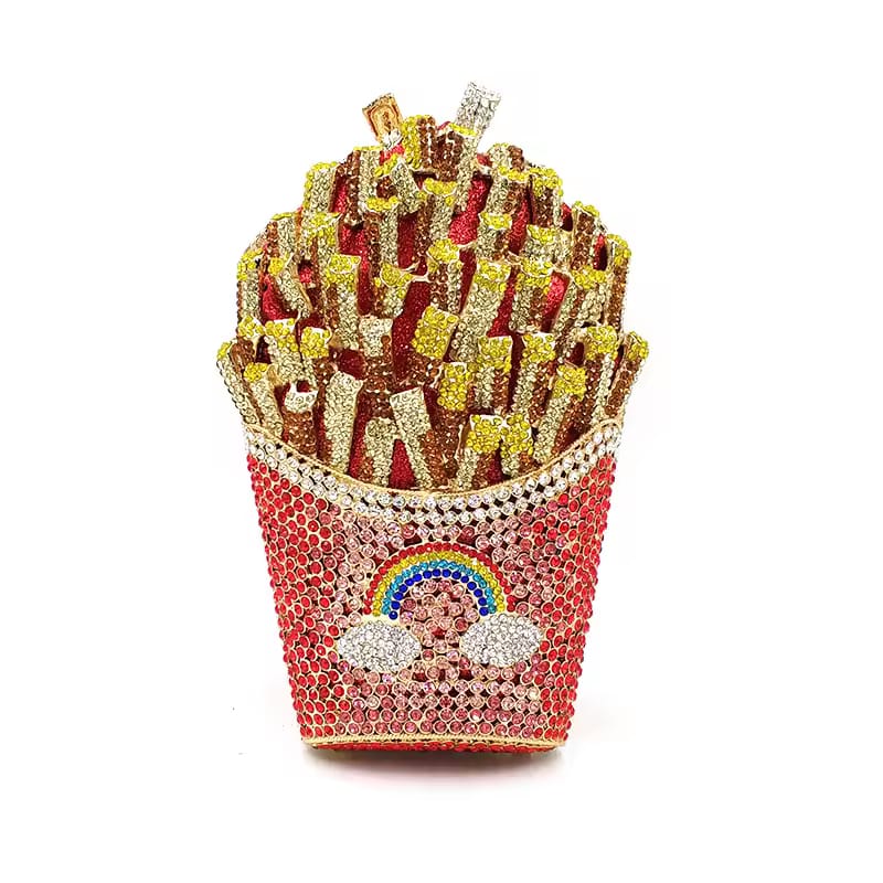 Crystal Fries Clutch
