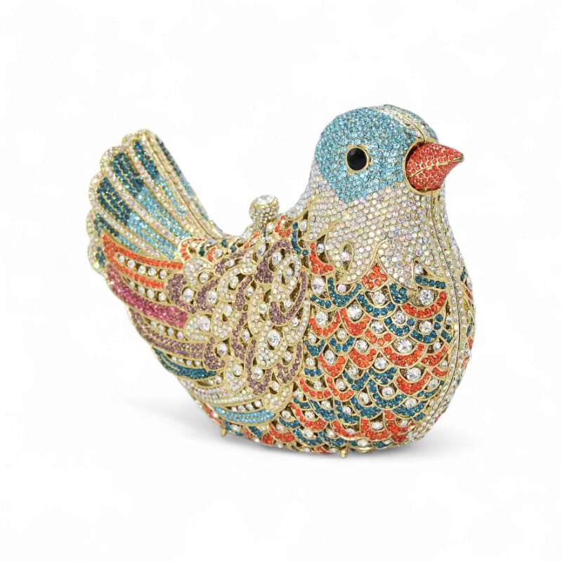 Sparkle Dove Clutch