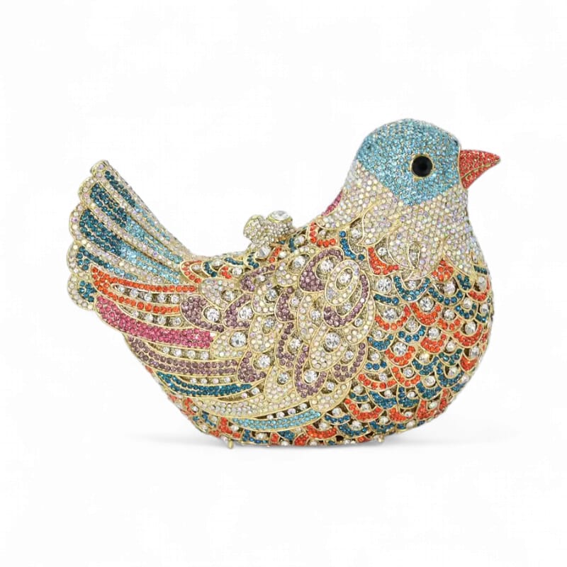 Sparkle Dove Clutch