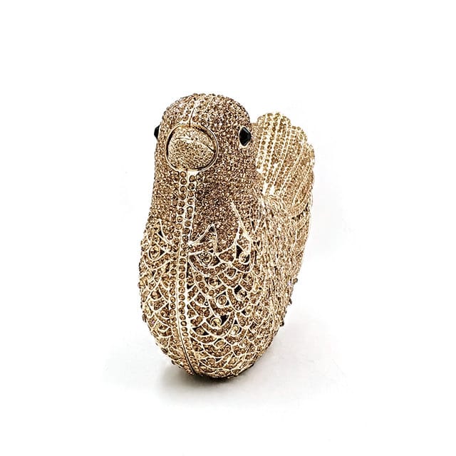 Sparkle Dove Clutch